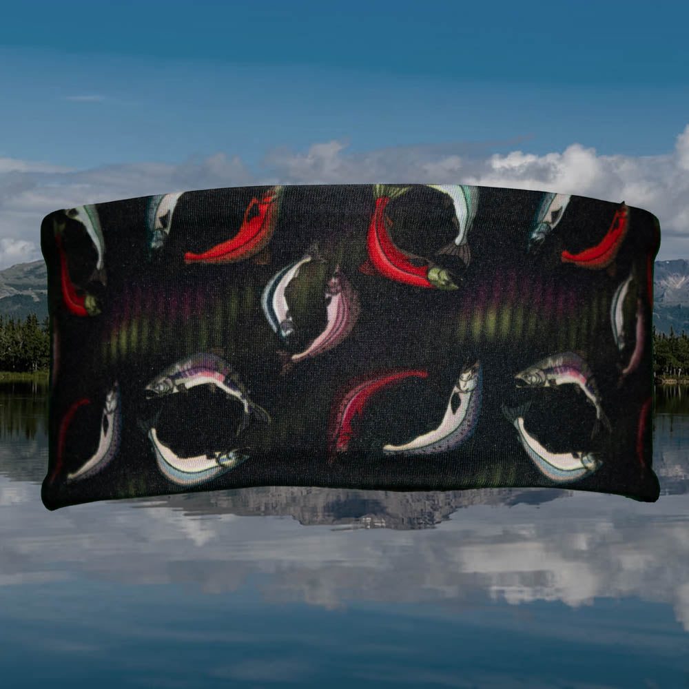 Polar Headband - Salmon in the Lights